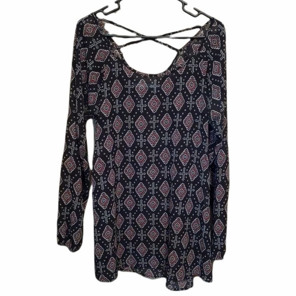 Maurice's Top Criss Crossed Sz XL - Picture 2 of 6